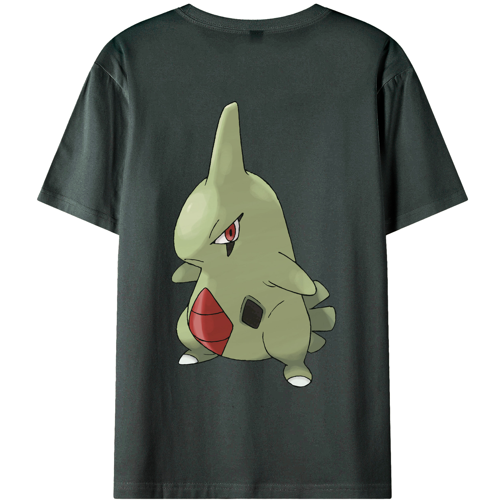 （画像用） ポケットモンスター Pokémon 綿100％ メンズ半袖Tシャツ（バックプリント） 通気性